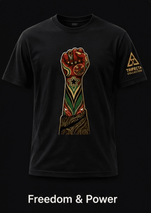 Freedom & Power shirt mockup artwork